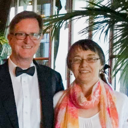 Couple In Tux And Dress