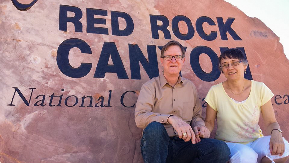 Tom And Angelika At Red Rock Canyon